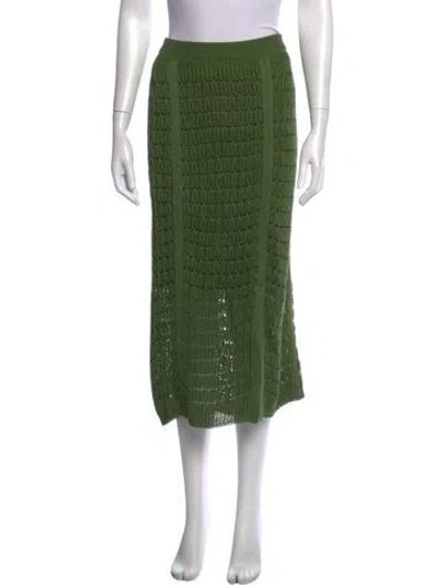 Pre-owned Akira Naka Long Skirt In Green