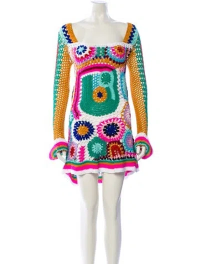 Pre-owned Akira Printed Mini Dress W/ Tags In Multi