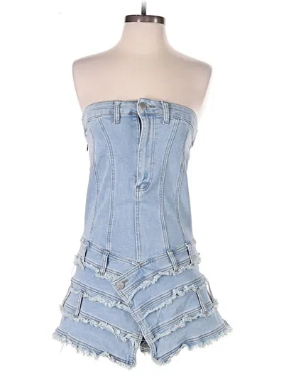 Pre-owned Akira Romper In Blue