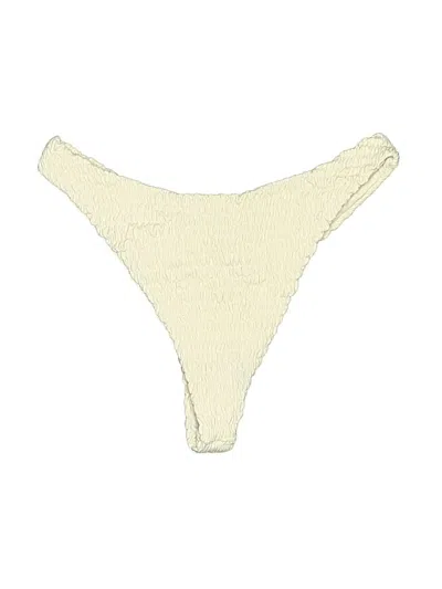 Pre-owned Akira Swimsuit Bottoms In Ivory