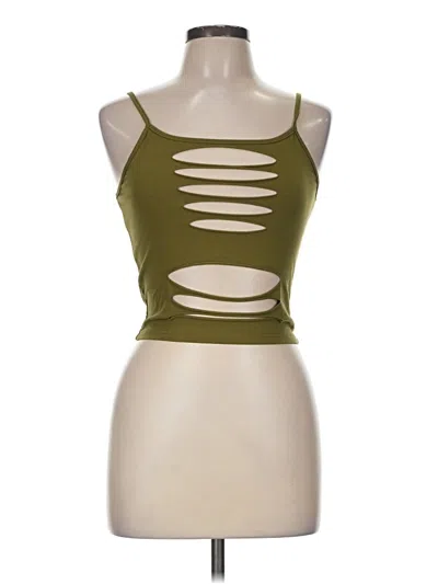 Pre-owned Akira Tank Top Green Strapless Neckline Tops
