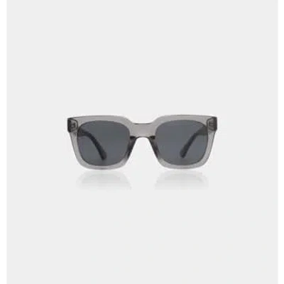 A.kjaerbede Nancy Sunglasses In Grey Transparent
