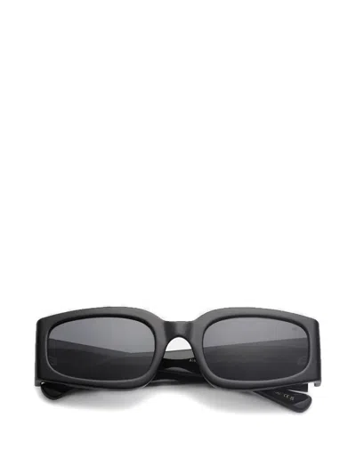 A.kjaerbede Alex Rectangle-frame Sunglasses In Black