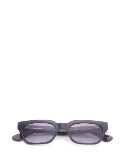 A.kjaerbede Bror Rectangle-frame Sunglasses In Purple