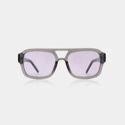 A.kjaerbede Grey Transparent Kaya Sunglasses