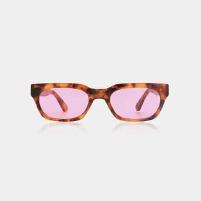 A.kjaerbede Havana Bror Sunglasses In Pink
