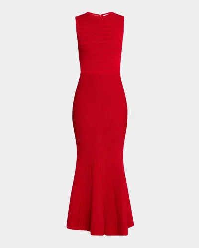 Aknvas Amelie Sleeveless Knit Maxi Dress In Poppy