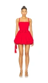 Aknvas Anais Dress In Red