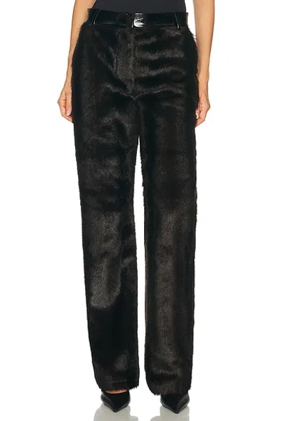 Aknvas Barbarini Faux Fur Pant In Visone