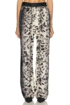 Aknvas Barberini Fur Pant In Animal Print