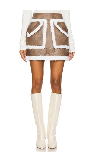 AKNVAS CHERRY SHERPA SKIRT