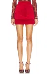 Aknvas Cherry Skirt In Poppy