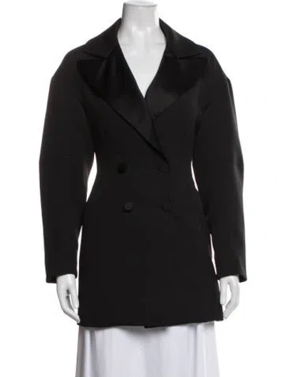 Pre-owned Aknvas Coat In Black