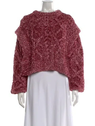 Pre-owned Aknvas Crew Neck Sweater W/ Tags In Pink