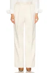 Aknvas Dutches Satin Pant In White