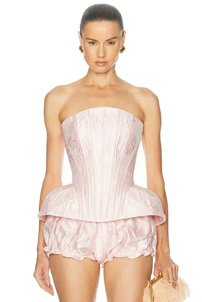 Aknvas Emmi Strapless Structured Top In Black
