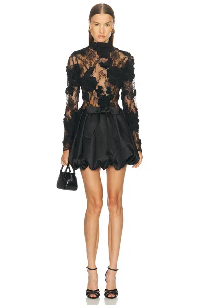 AKNVAS JETTE LACE DRESS AND BUBBLE SKIRT