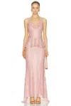Aknvas Klara Gown In Pink