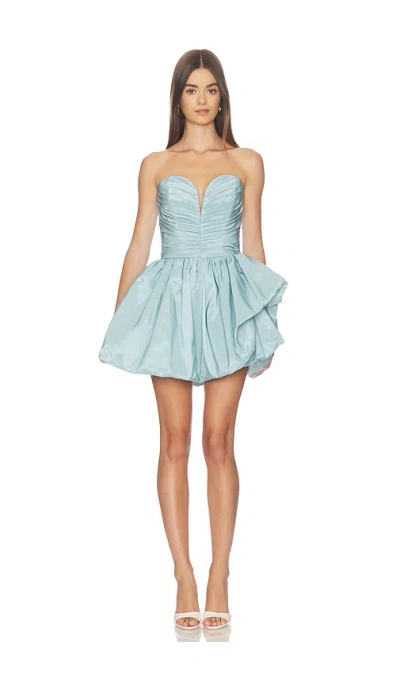 Aknvas Lauryn Cocktail Dress In Turquoise
