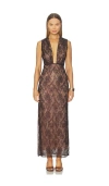Aknvas Abendkleid Leo In Brown