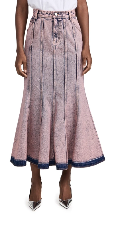 Aknvas Lex Denim Skirt Pink