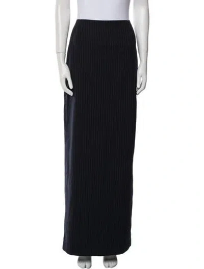 Pre-owned Aknvas Long Skirt In Blue