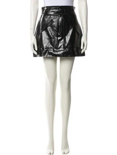 Pre-owned Aknvas Mini Skirt In Multi