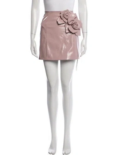 Pre-owned Aknvas Mini Skirt In Pink