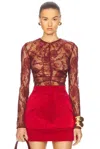 Aknvas Nina Top In Bordeaux