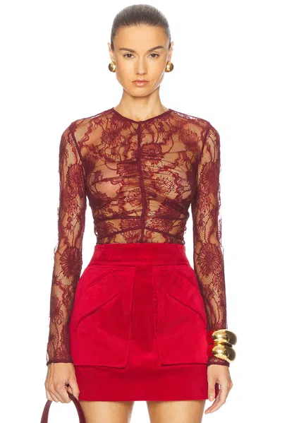 Aknvas Nina Top In Bordeaux
