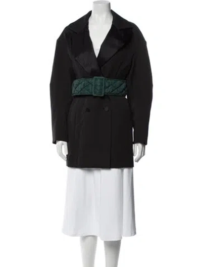 Pre-owned Aknvas Peacoat In Black