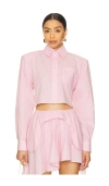 Aknvas Randall Long Sleeve Top In Rose