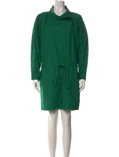 Pre-owned Aknvas Romper In Green