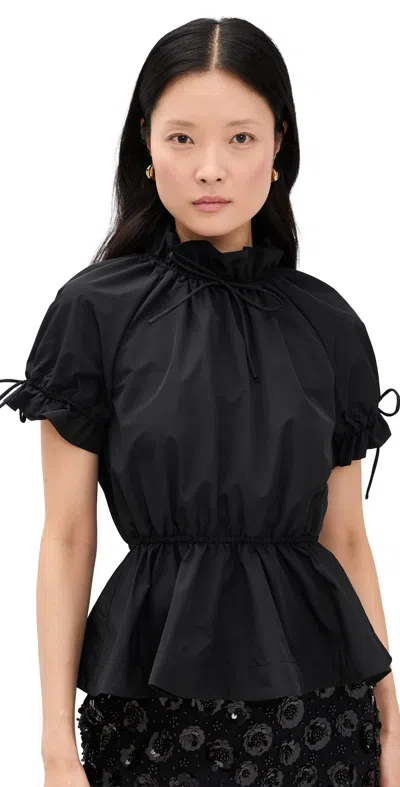 Aknvas Rosalina Tech Taffeta Blouse Black