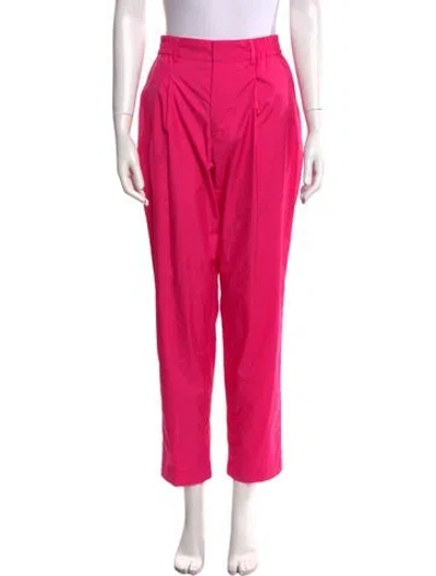 Pre-owned Aknvas Straight Leg Pants In Pink