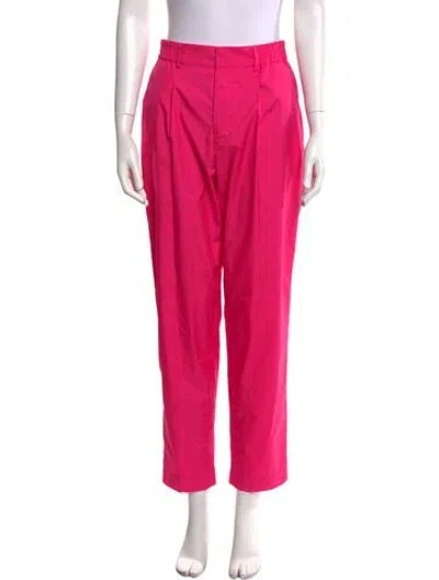 Pre-owned Aknvas Straight Leg Pants In Pink