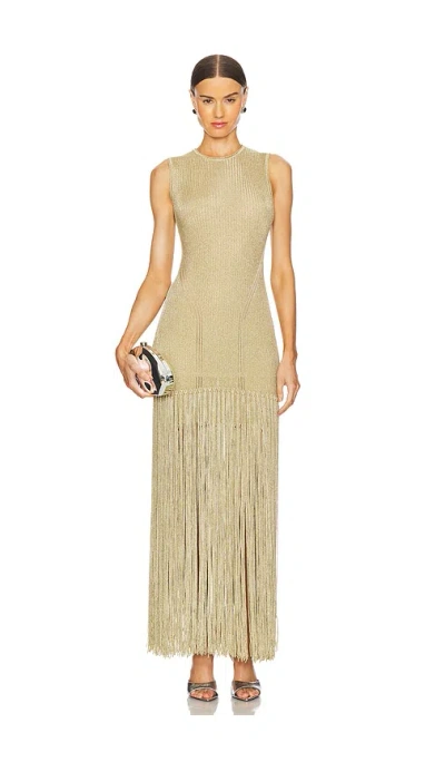 Aknvas Sydney Dress In Gold