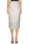 Aknvas Tao Sequin Pencil Skirt