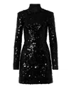 Aknvas Toni Sequin Dress In Black