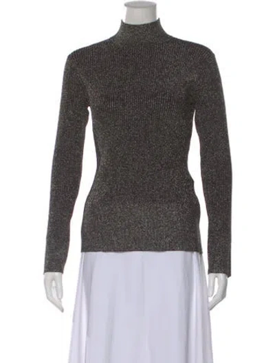 Pre-owned Aknvas Turtleneck Long Sleeve Top In Black