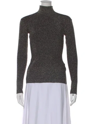 Pre-owned Aknvas Turtleneck Long Sleeve Top In Black