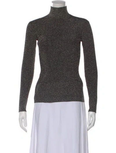 Pre-owned Aknvas Turtleneck Long Sleeve Top In Black
