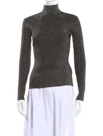 Pre-owned Aknvas Turtleneck Sweater In Black