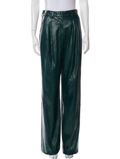 Pre-owned Aknvas Wide Leg Pants In Green