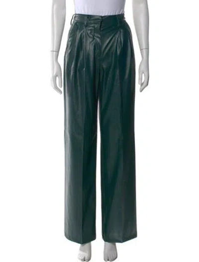 Pre-owned Aknvas Wide Leg Pants In Green