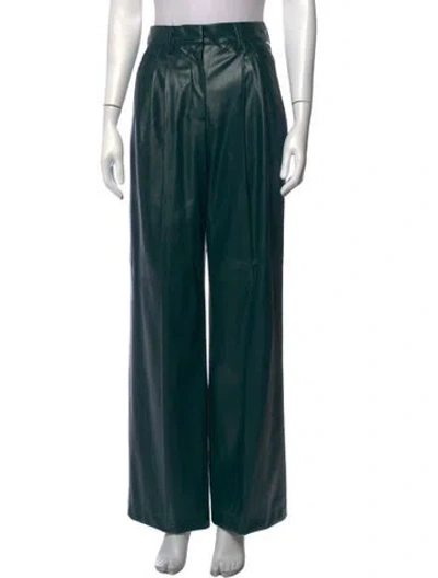 Pre-owned Aknvas Wide Leg Pants In Green