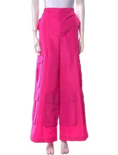 Pre-owned Aknvas Wide Leg Pants In Pink