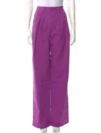 Pre-owned Aknvas Wide Leg Pants In Purple