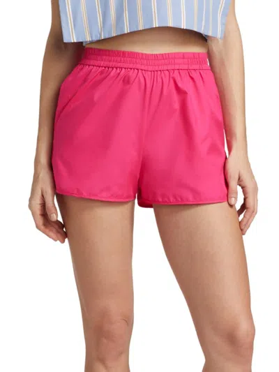 Aknvas Women's Dilliane Pull-on Shorts In Hot Pink