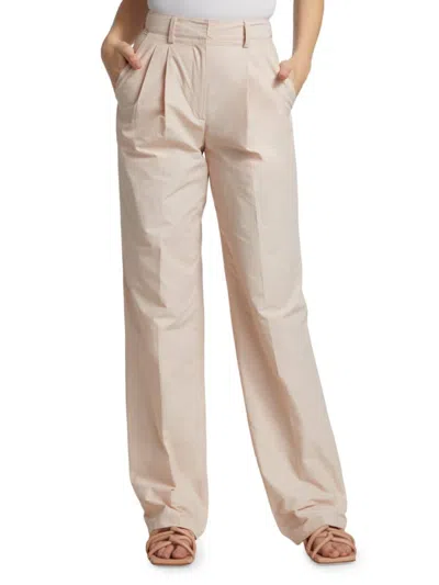 Aknvas Women's O'connor High-waisted Trousers In Beige